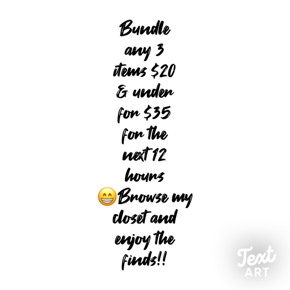 3 for $35 for the next 12 hours